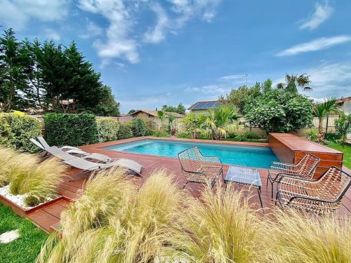 Belle maison landaise avec piscine chauffée - Location, gîte - Gujan-Mestras