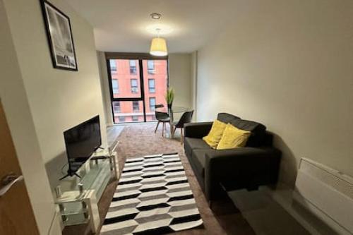 Cosy 1 Bed Central Manchester Apartment Sleeps 2, Manchester (fotografie 2)