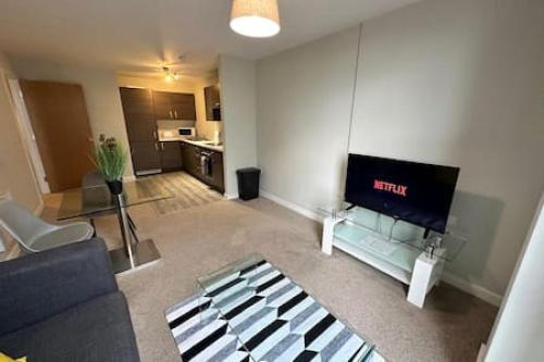 Modern 1 Bed Apartment Central Manchester Sleeps 2, Manchester (fotografie 4)