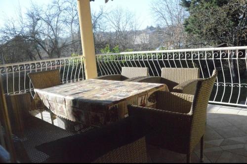 Balcony/terrace, Villa Csilla elegant house in Szekesfehervar City Center