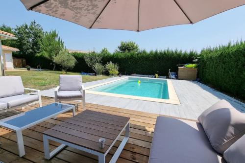 Arès, Villa Mapouchet, piscine - Location saisonnière - Arès