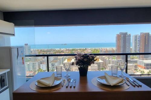 Erkély/terasz, Apto alto padrão! Vista panorâmica para o Mar (Apto alto padrao! Vista panoramica para o Mar) in Balneario Cidade Atlantica