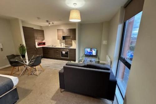 Beautiful Roomy Studio Central Manchester Sleeps 2, Manchester (fotografie 2)