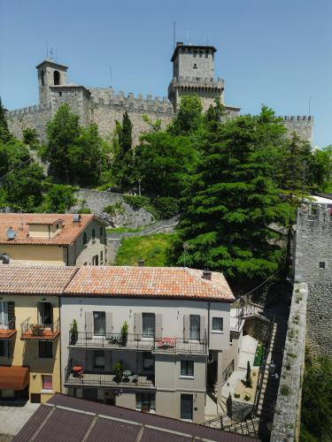 Hotellet från utsidan, Casa Cicetta in San Marino