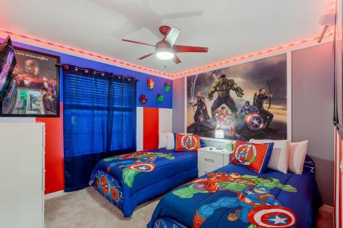 Thematic House with PoolGame RoomClubhouse in Davenport, USA