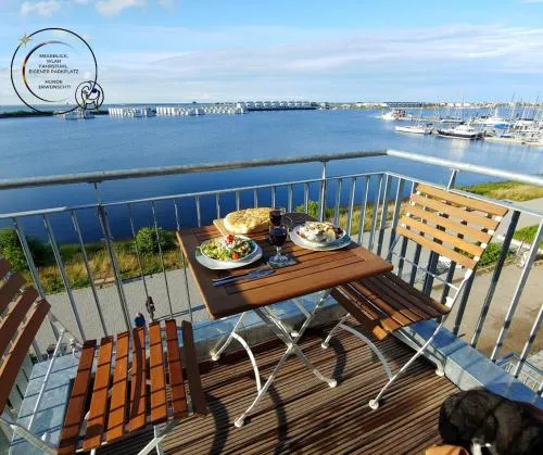 Lungomare Oro, Penthouse am Yachthafen, Traum Meerblick, Hunde erwünscht in Kappeln, Deutschland