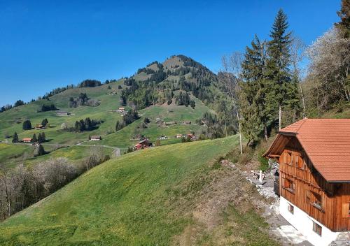 外部景觀, Chalet authentique avec magnifique vue in 克雷敘