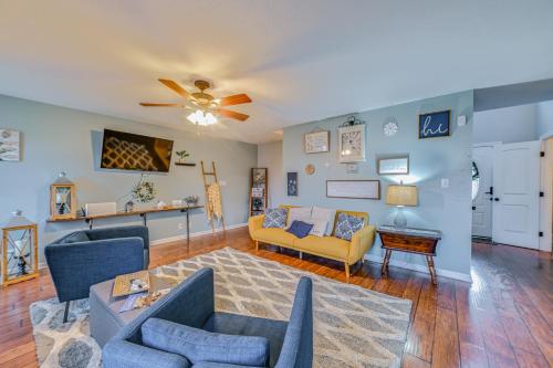Family-Friendly Clarksville Home with Fire Pit! in Oak Grove, USA