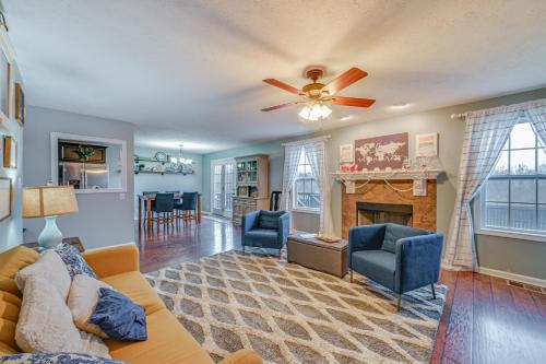 Family-Friendly Clarksville Home with Fire Pit! in Oak Grove, USA