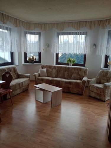 Ferienwohnung Heimkehr - Blick in Crottendorf, Deutschland