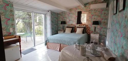 Chambre Bed and Breakfast dans villa - Chambre d'hôtes - Antibes