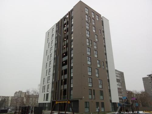 Apartments with a balcony and an impressive terrace on the roof of the house, Vilnius