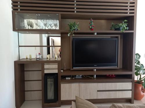 Shared lounge/TV area, ImobIlha - Casa de Praia c/ piscina Ingleses - Santinho in Ingleses