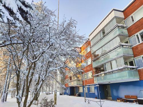 Zunanjost, Spacious apartment with balcony and free WiFi in Ylikyla