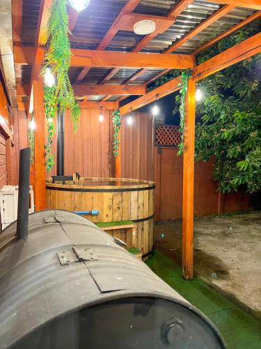 Bañera de hidromasaje, Cabaña pucon centro, con tinaja (Cabana pucon centro, con tinaja) in Candelaria
