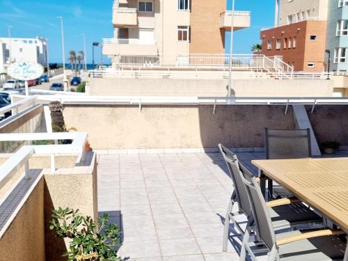 Apartamento Duna - terraza con vistas al mar