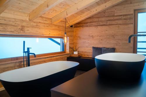 浴室, BergChaletWeitblick in 格萊內特