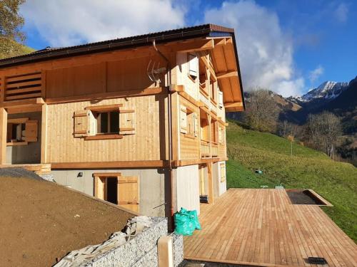 Chalet La Ferme d'Aime, neuf, 15 personnes in Entremont