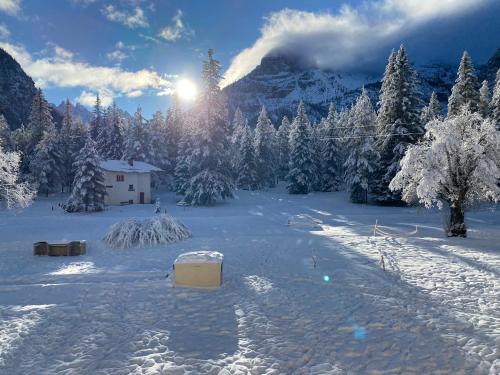  Loft alpino sulla pista di fondo in Toblach
