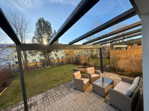 tuin, Wellness & Spa Apartments Lipno - Frymburk in Frymburk