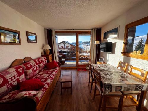 Studio cabine Les Saisies - 4 pers, balcon sud, vue sur pistes - FR-1-293-193 - Apartment - Les Saisies