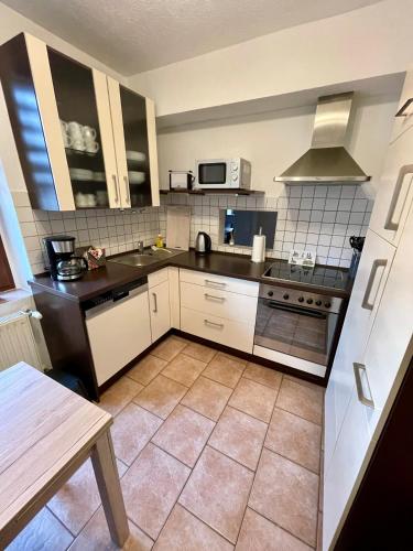 Konyha, Ferienwohnung Teichidyll Altenburg in Altenburg