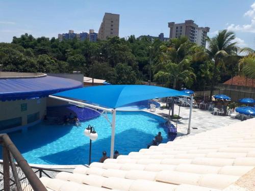 Swimming pool, Res Aguas da Serra - 2 quartos in J Jeriquara