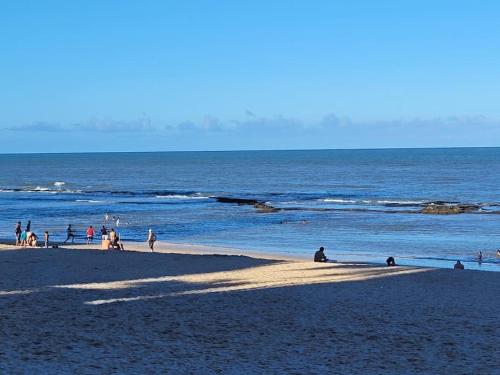 Flat Pé-na-areia! Um refúgio a Beira-mar! Vista deslumbrante!