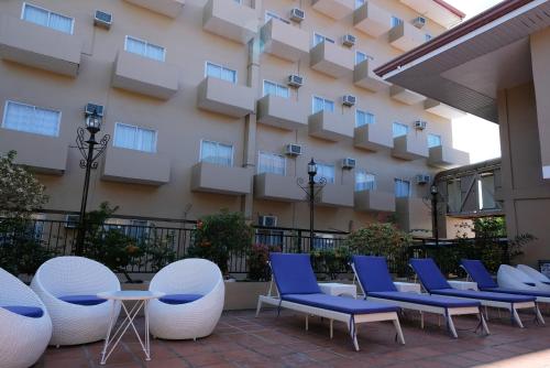 Balkon/teras, Sierra Hotel in Dumaguete