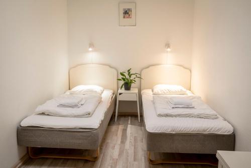 Göteborg Hostel Room Type - Economy Twin Room with a Skylight