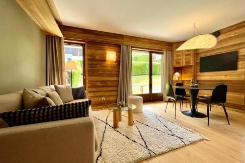 Megève, superbe appartement avec jardin à 5mn à pieds des pistes - Apartment - Megève