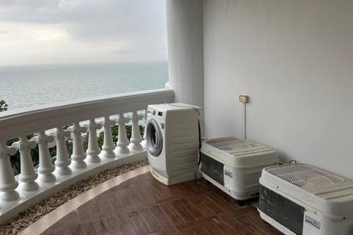 Private beach Spacious pool and panoramic SeaView from balconies, 3 Bedroom in Pattaya