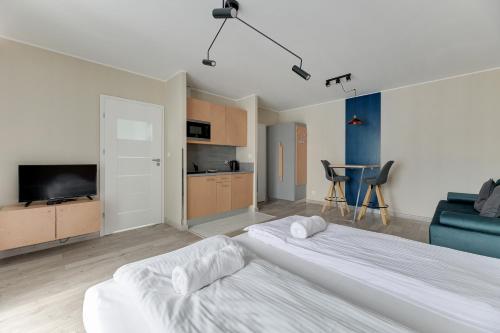 1 king bed, 1 sofa bed