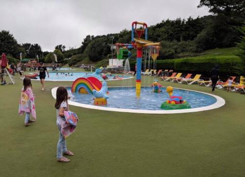Swimming pool, Newquay Cornwall Holiday Rental in St Columb Minor