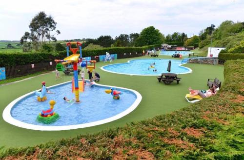 Swimming pool, Newquay Cornwall Holiday Rental in St Columb Minor