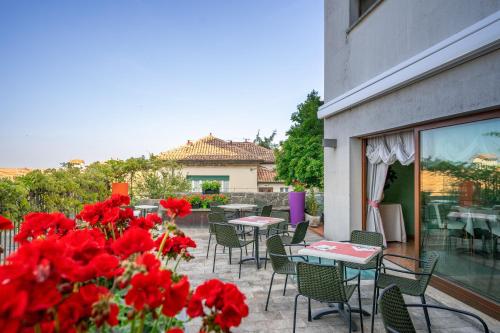 Balcony/terrace, Hotel Cesare in San Marino