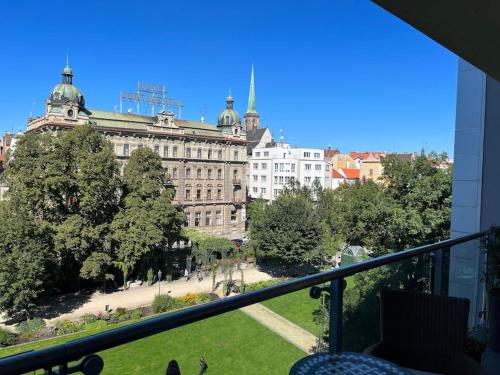 Apartment in historical center with park view, Pilsen