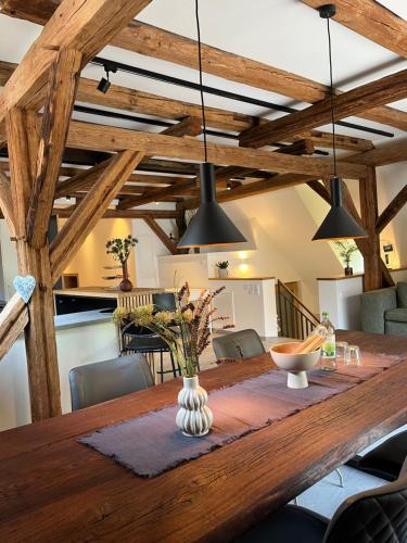 廚房, Neu - Wenkheimer Hof Scheunen-Loft in 伊普霍芬