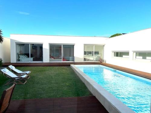 Beach house with private pool