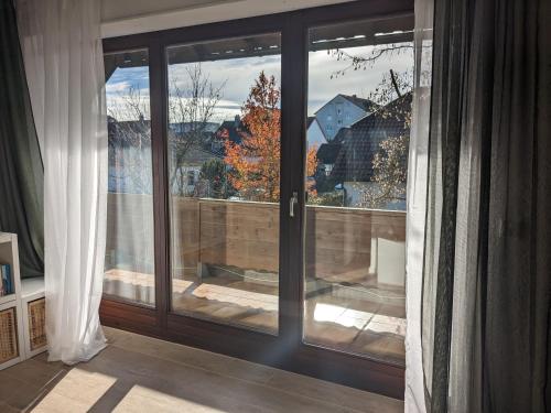 陽台/露台, Ferienwohnung gemütlich modern (Ferienwohnung gemutlich modern) in 朗根岑