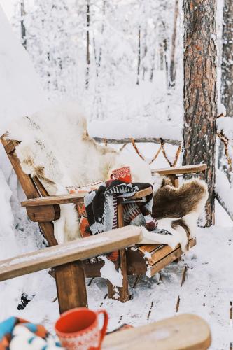 Cozy a-frame in the woods