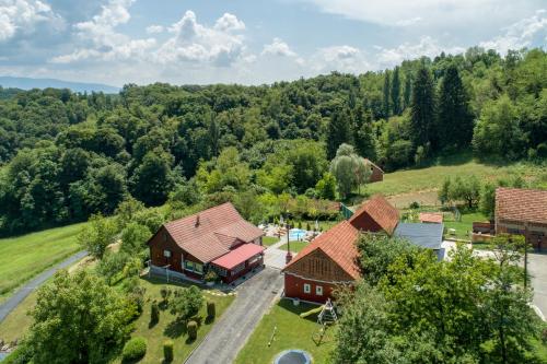 Viesnīcas āriene, Holiday House Sunny Hill in Gorkovec