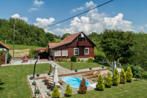 Viesnīcas āriene, Holiday House Sunny Hill in Gorkovec