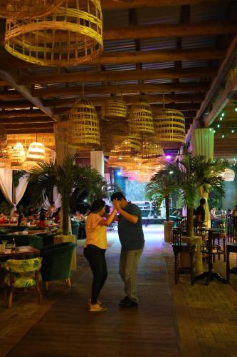Restaurant, Hotel Partenon Beach in La Ceiba