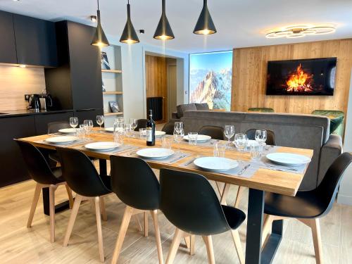 Appartements Chalet Lauranoure Centre Station in 萊斯德塞夫勒阿爾卑斯