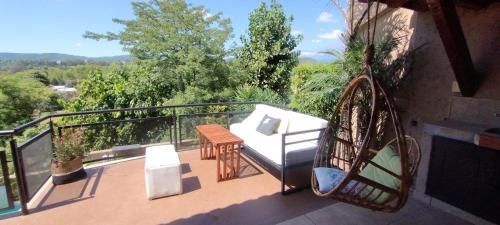 발코니/테라스, Homestay La Reinamora monoambientes in 바리오 로스 페랄레스