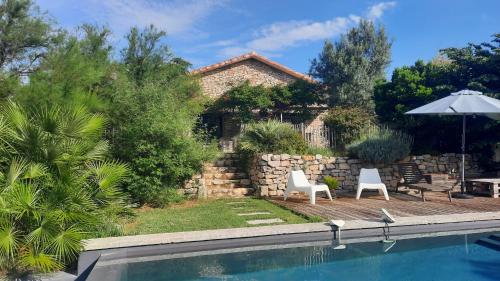 Maison de charme avec piscine gîte à louer Popian