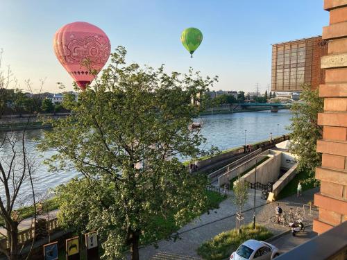 Royal Oak - 3BD 2BA apartment with parking and river view, Krakau