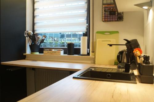 Køkken, Ferienwohnung Inheiden - Auszeit in Seenähe (Ferienwohnung Inheiden - Auszeit in Seenahe) in Hungen