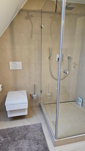 淋浴間, BeMa Apartments Hallstadt - ruhig, zentral, geräumig und in unmittelbarer Nähe zu Bamberg - AS5 Two (BeMa Apartments Hallstadt - ruhig, zentral, geraumig und in unmittelbarer Nahe zu Bamberg - AS5 Two) in 哈爾斯塔特